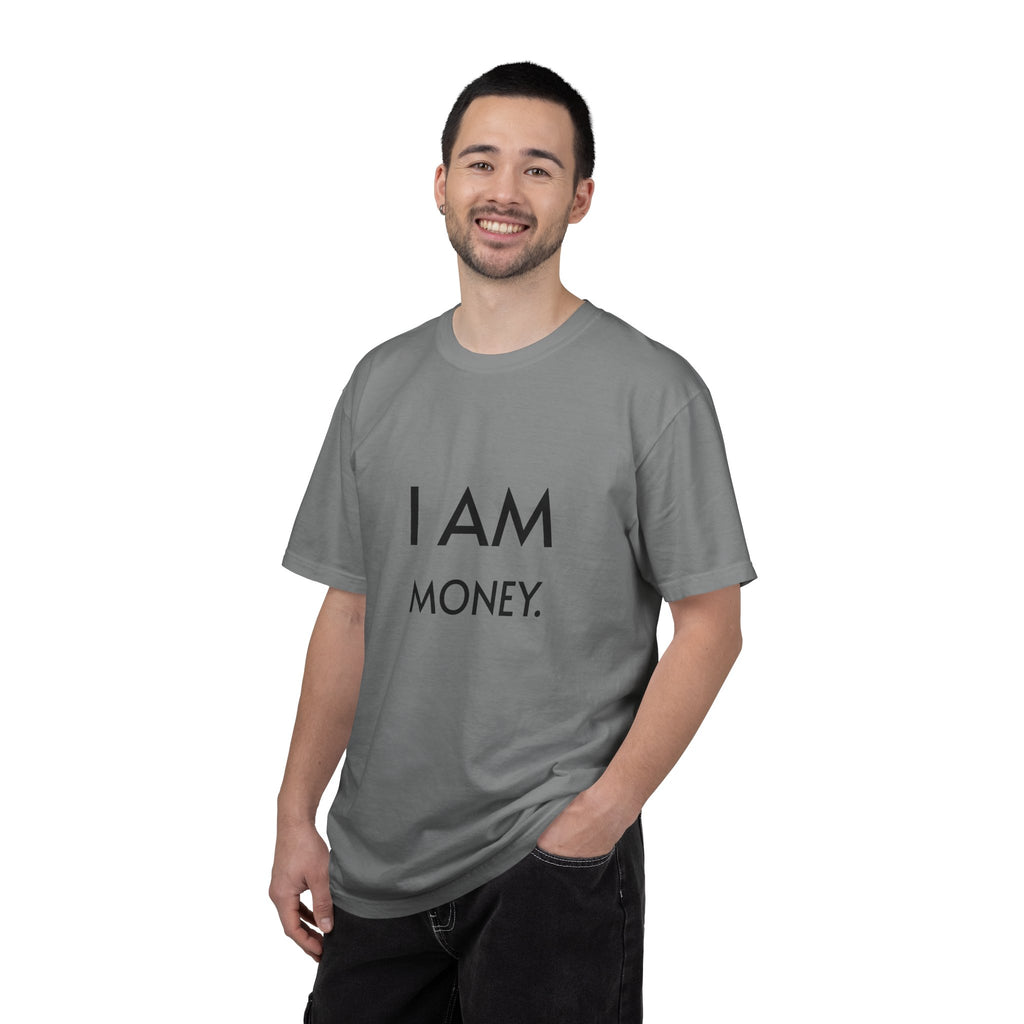 I AM Money T-Shirt — Minimalist Affirmation Tee