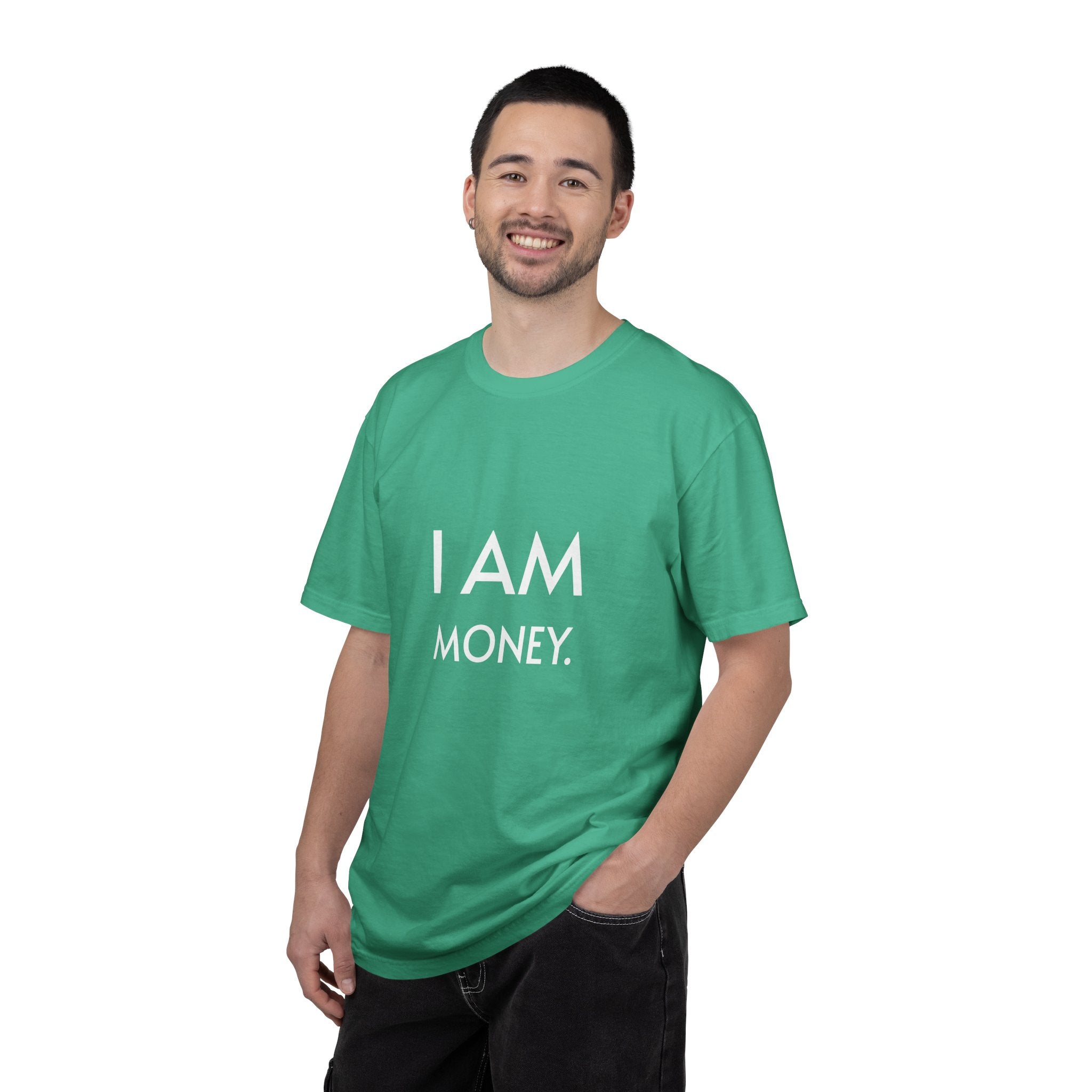 I AM MONEY T-Shirt — Motivational Graphic Tee for Confidence & Wealth Mindset