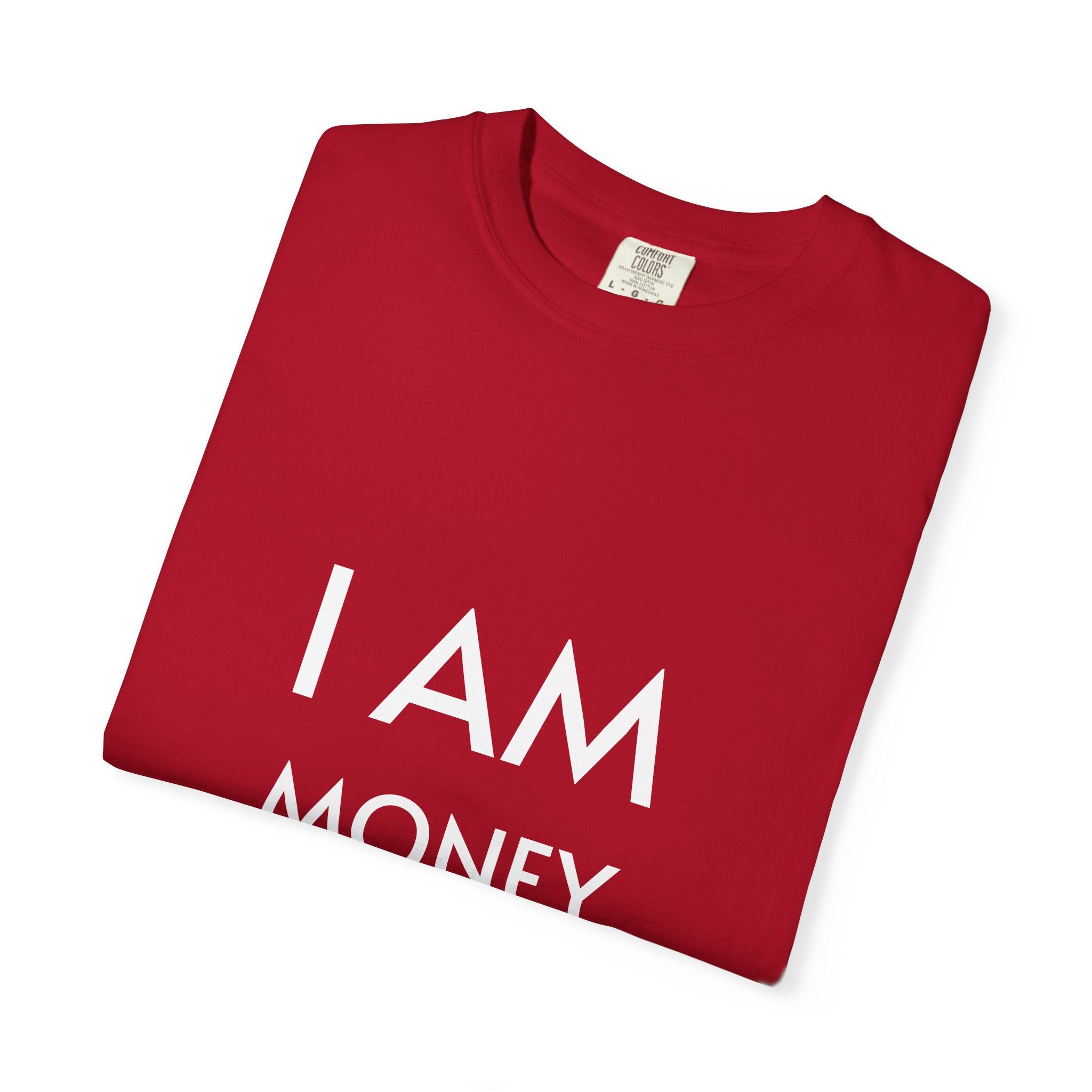 I AM MONEY T-Shirt — Motivational Graphic Tee for Confidence & Wealth Mindset