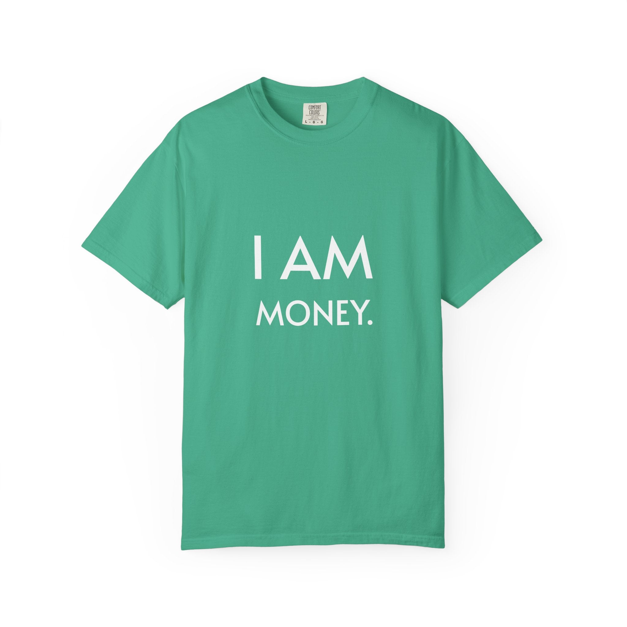 I AM MONEY T-Shirt — Motivational Graphic Tee for Confidence & Wealth Mindset