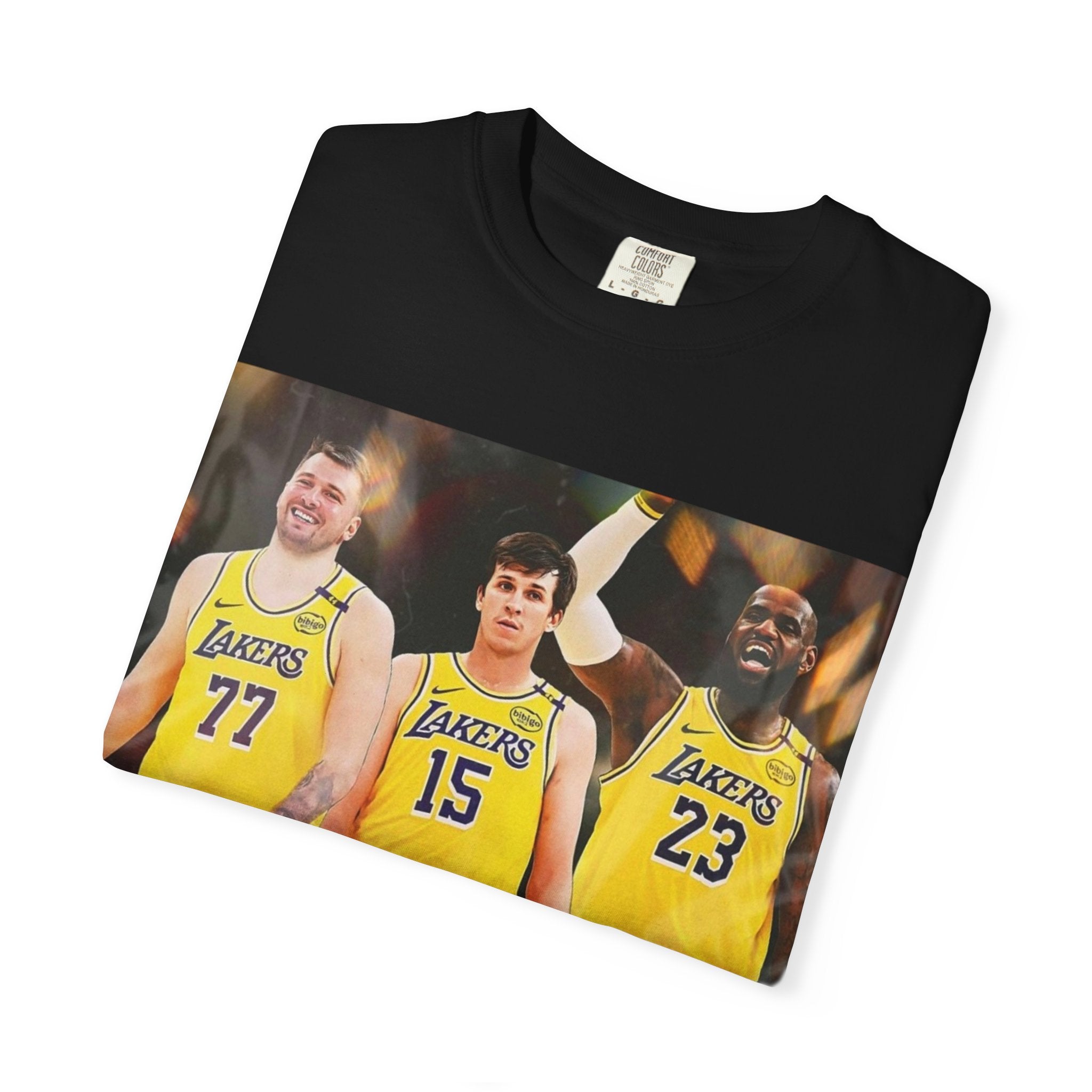 Basketball Trio Graphic T-Shirt — "Batman, Robin, Alfred" Design
