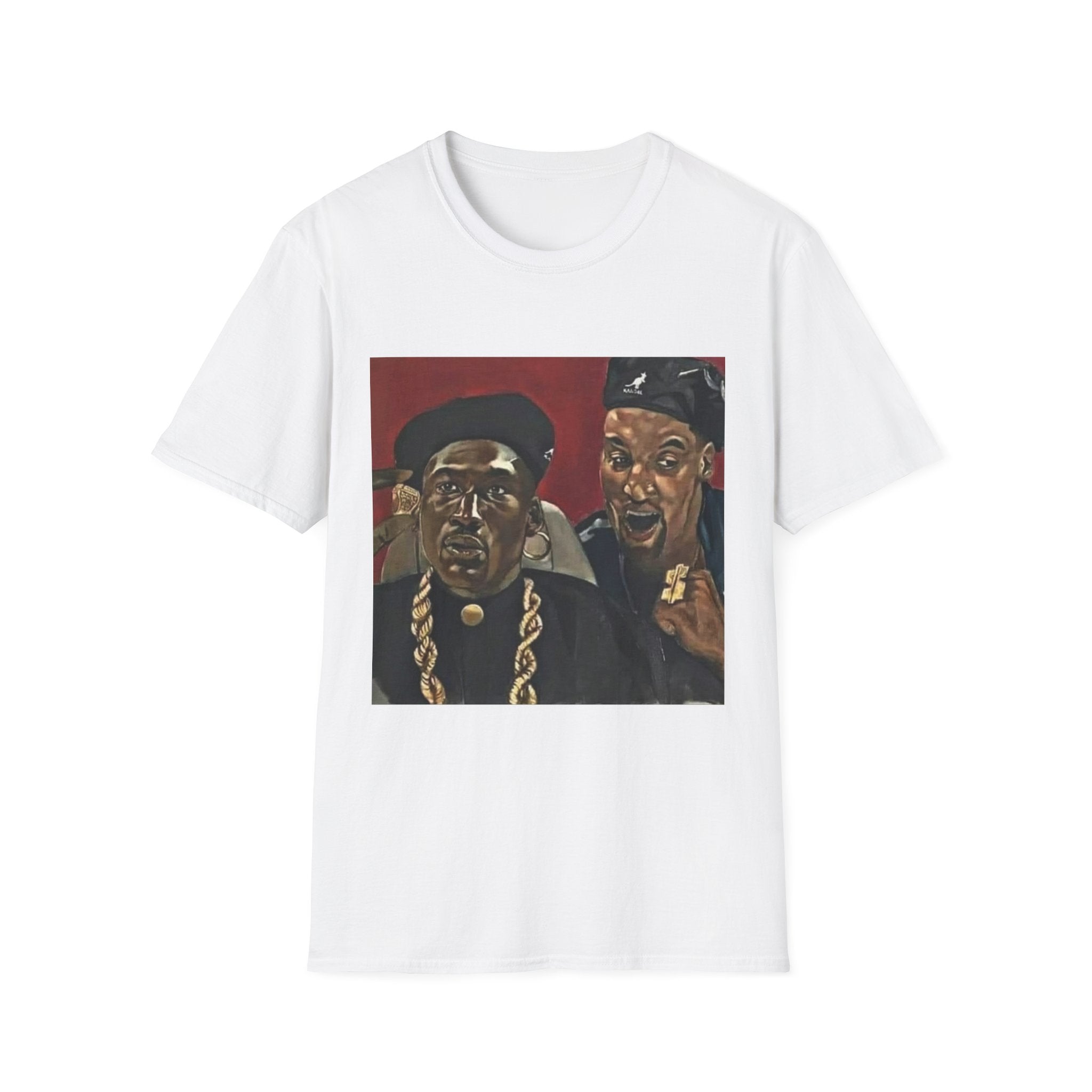 T-Shirt — Vintage Hip-Hop Portrait Print