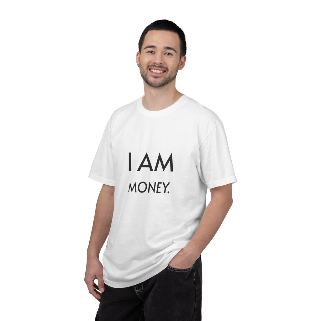 I AM Money T-Shirt — Minimalist Affirmation Tee