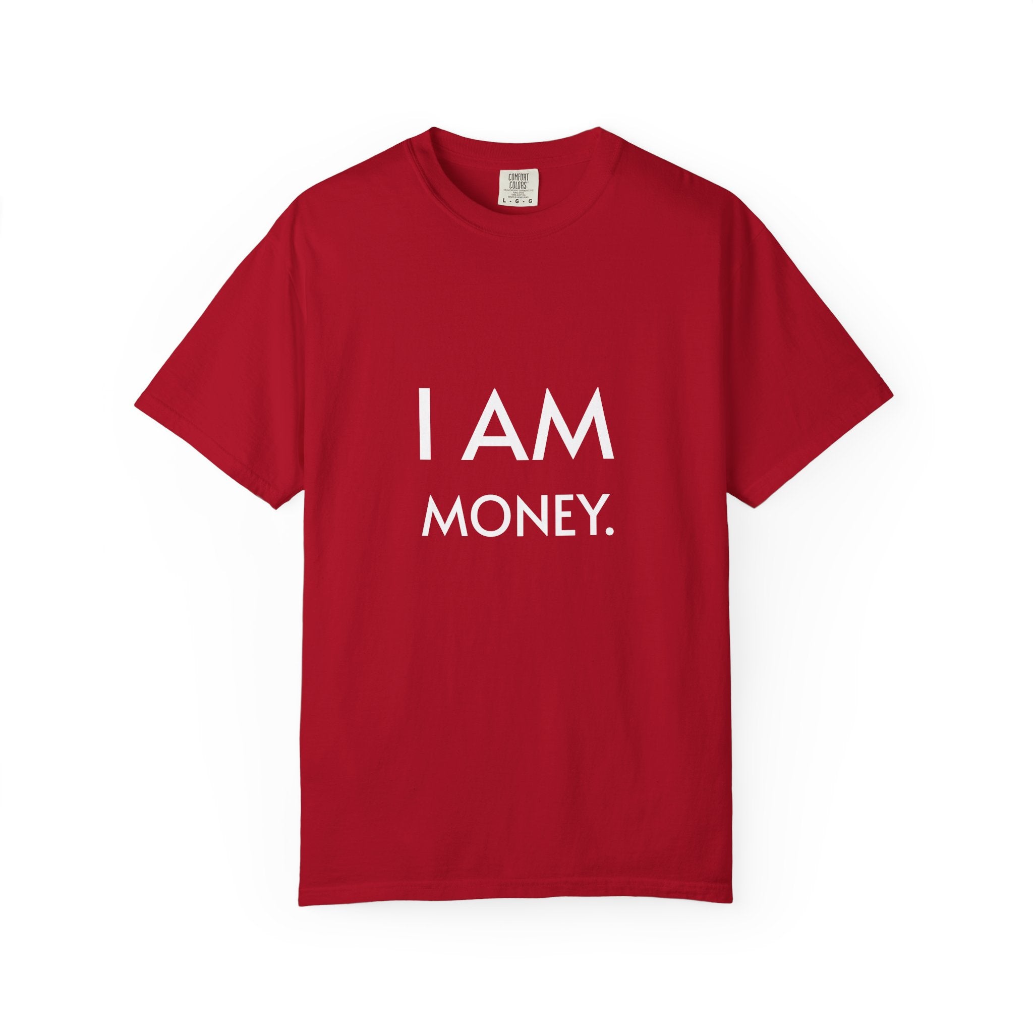 I AM MONEY T-Shirt — Motivational Graphic Tee for Confidence & Wealth Mindset