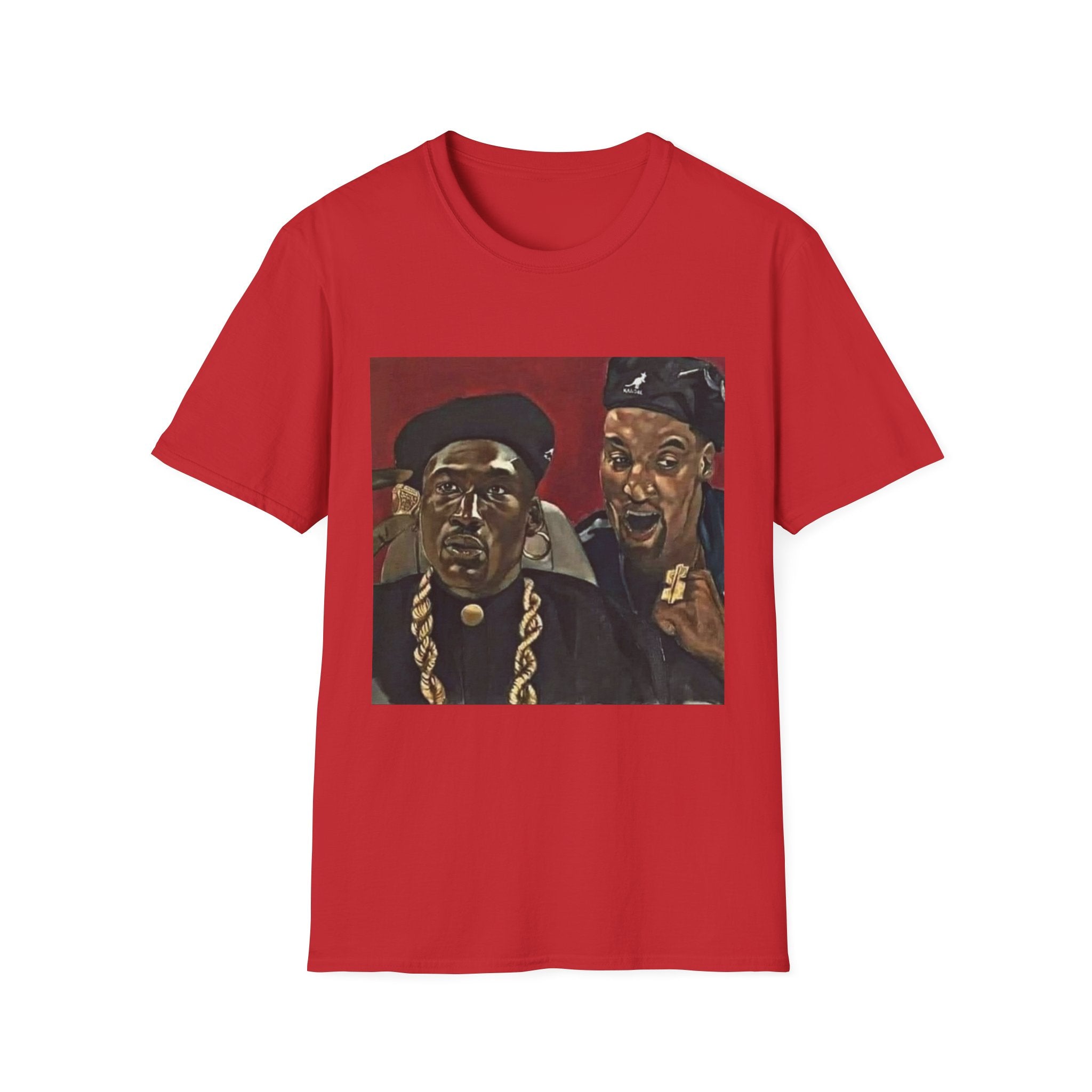 T-Shirt — Vintage Hip-Hop Portrait Print