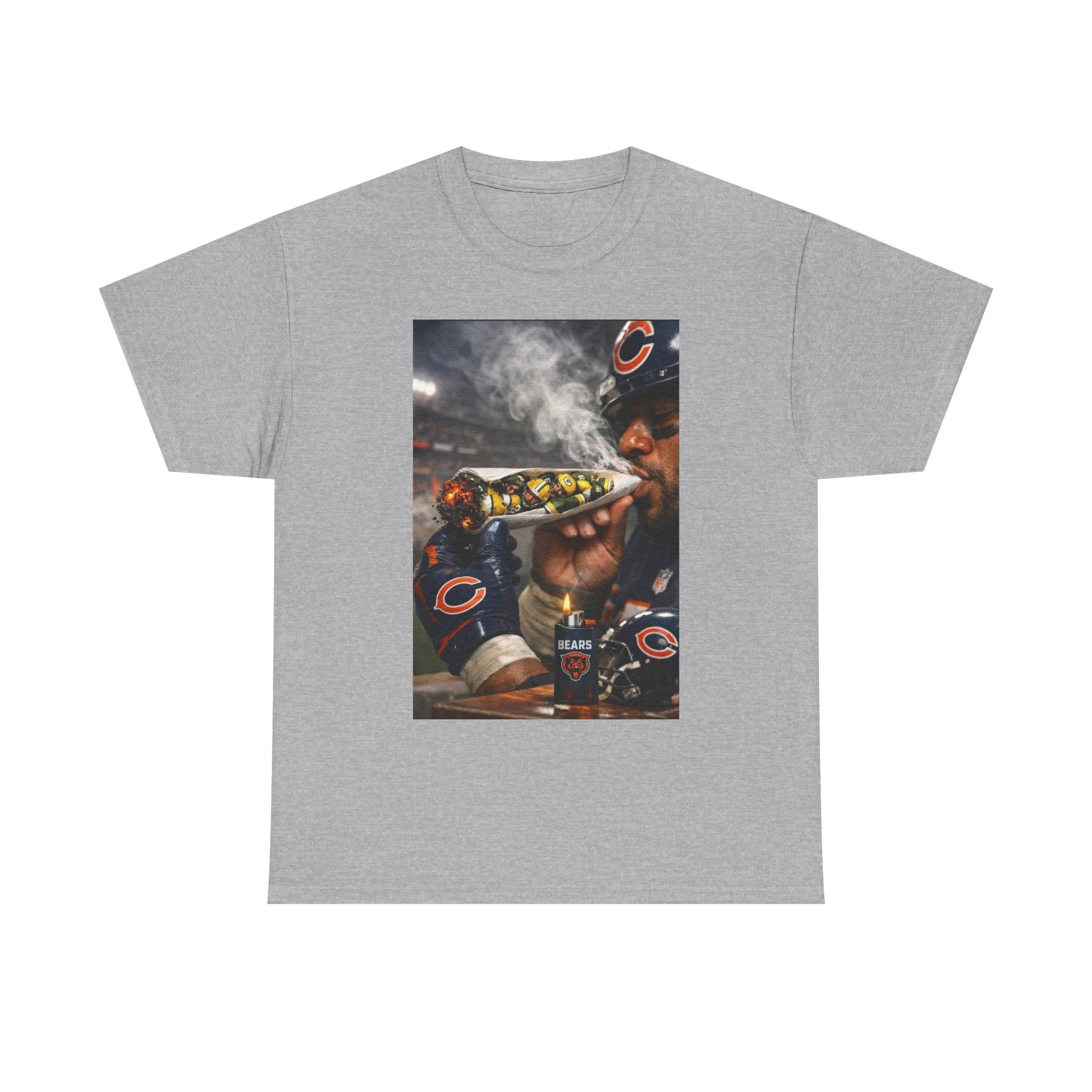 T-Shirt — Chicago Bears Cigar Vintage Sports Fan Tee